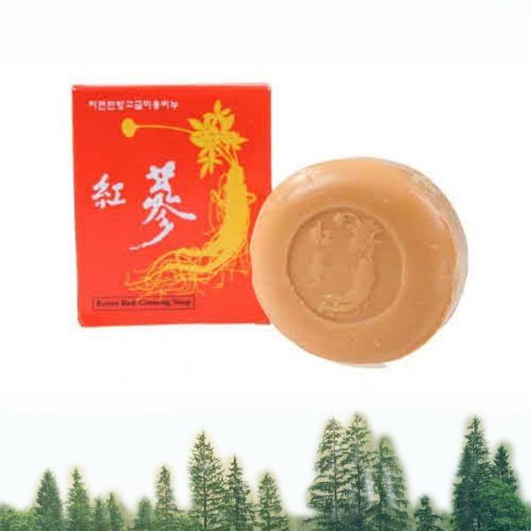 XBFK6N14茶山 紅参石鹸 100g 7個 洗顔石鹸 洗顔石鹸 の商品写真