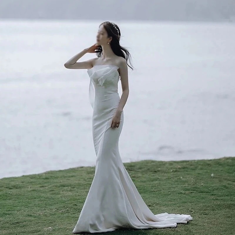 日韓 ニュースタイル 気質 高級感 結婚式ワンピース パーティードレス ウェディングドレス 演奏会 卒業式 成人式 披露宴 花嫁 ドレス ワンピース