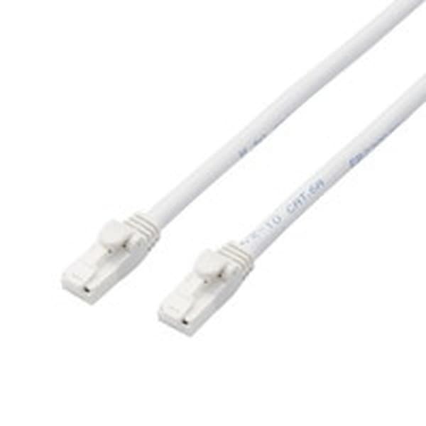 LD-GPAT/WH40/RS LANケーブル CAT6A対応 EU RoHS指令準拠 爪折れ防止 簡易パッケージ仕様 40m ヨリ線 ホワイト メーカー直送