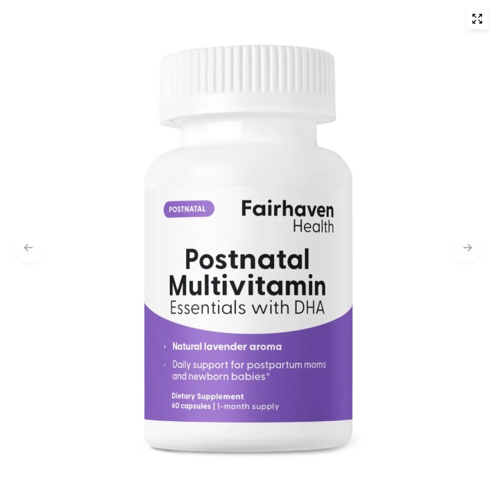 Fairhaven Health Postnatal Multivitamin Essentials with DHA 妊娠準備栄養剤