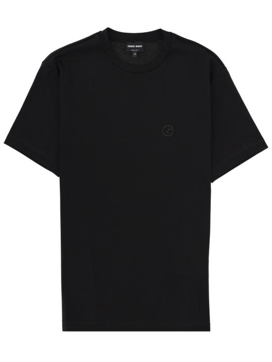GIORGIO ARMANI Men T-Shirts 3HSM72 SJTKZUC001 BLACK