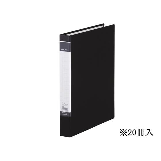 リングファイルBF A4タテ 背幅37mm 黒 20冊 キングジム 603BF-BK