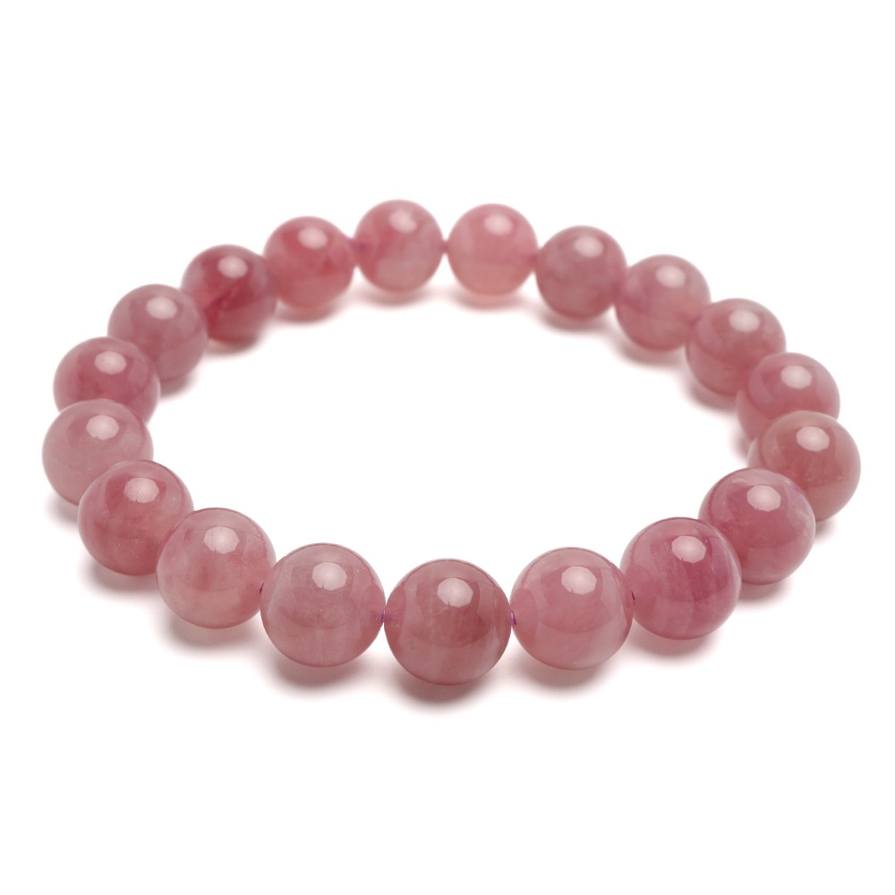 天然マダガスカルローズクォーツブレス 10mm [b882-10mm]