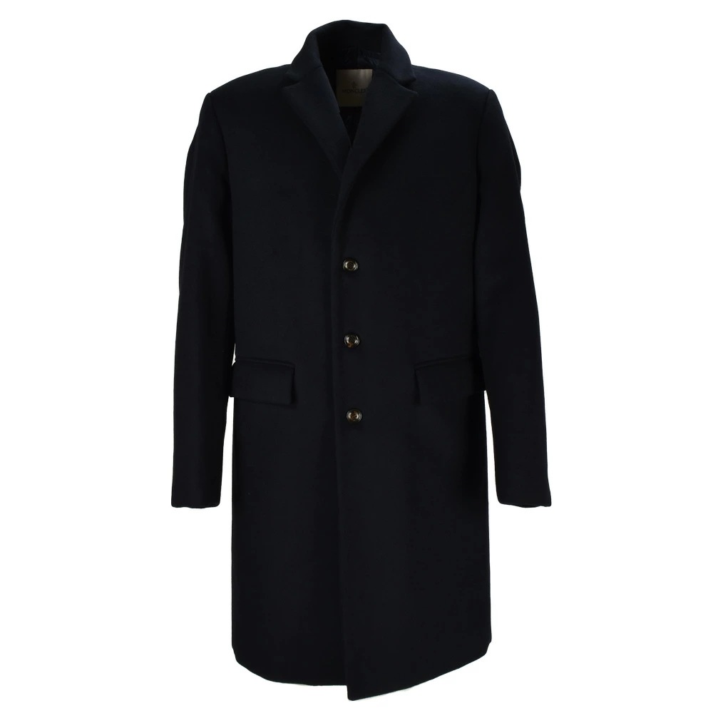 モンクレール ロングコート メンズ チェスターコート シングルブレストコート ネイビー MONCLER CADINOT[1c00036-778]