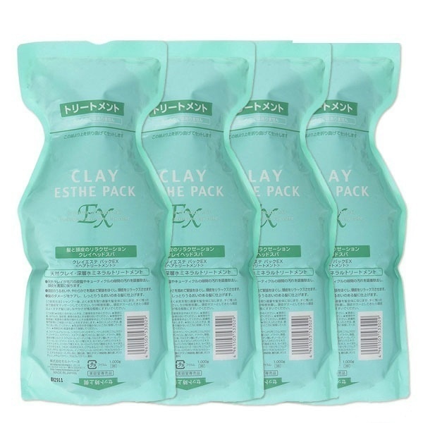クレイエステ パック EX 1000g 詰め替え 4個 セット
