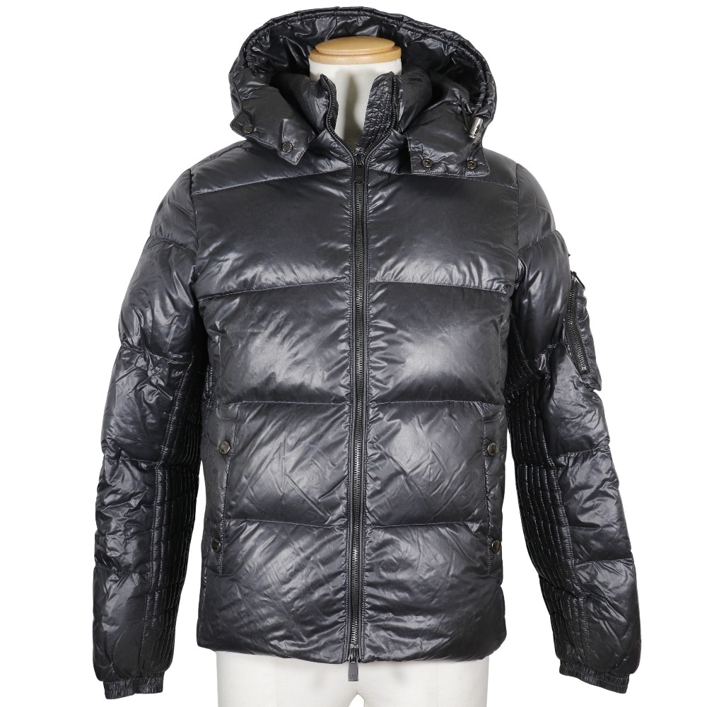 MTA19A4562 ダウンジャケット ナイロン ダウン グレー メンズ 中古品