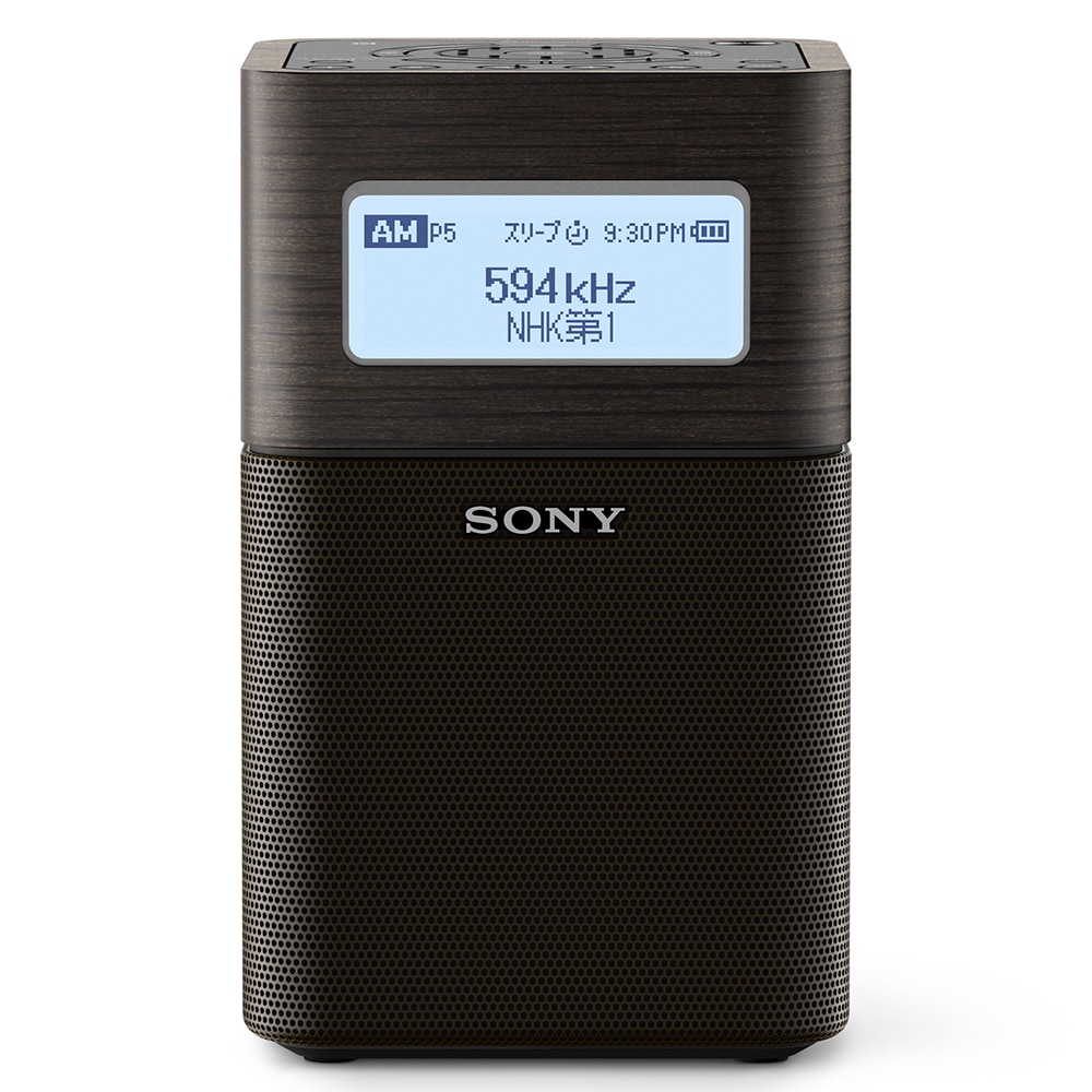 ソニー SRF-V1BT (B) 内蔵バッテリー搭載 ワイドFMラジオ(ブラック) SRFV1BTBC