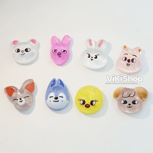 【3日出荷//20粒入】stray kids ネイルパーツ skzoo ネイルチップ/ネイルシール/ネイルアート キャラクター ジェルネイルアクセサリー 樹脂ネイル