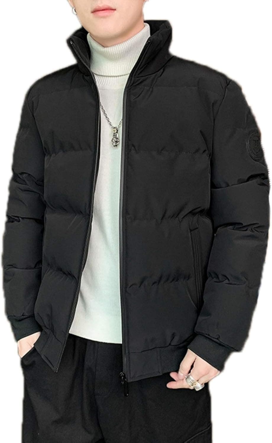 ダウンジャケット メンズ ダウンコート 中綿 ライトダウンジャケット 軽量 防寒 防風 ファッション ジップアップ トップス 防寒対策 カジュアル アウター 厚手 お洒落 冬物 大きいサイズ 8,029円