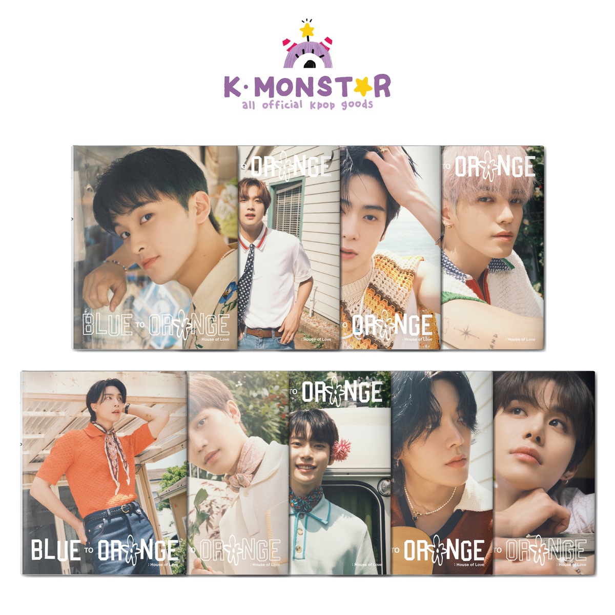 NCT 127 PHOTOBOOK BLUE TO ORANGE House of Love