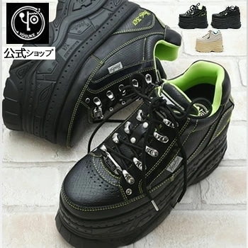 【公式】【直営SHOP限定】 ヨースケ 厚底スニーカー レディース 歩きやすい 10.5cm厚底フラット