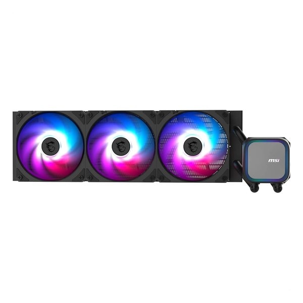 水冷CPUクーラー 120mmファンｘ3 ブラック MAG CORELIQUID A13 360