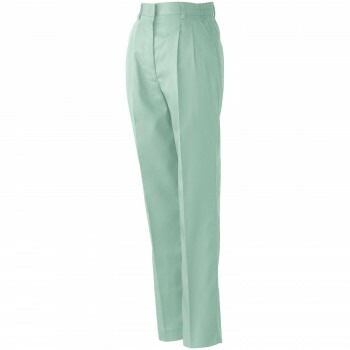 桑和 420 レディースツータックスラックス LLサイズ モスグリーン（107）