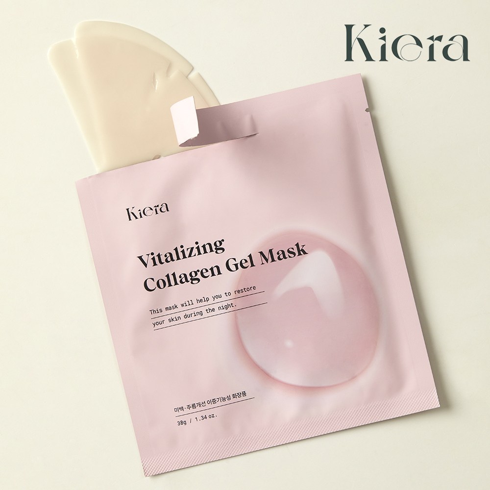 KIERAキエラバイタライジングコラーゲンゲルマスクマーテンパック1ボックス1個