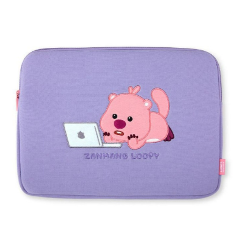 ジャンマン ルピー 13インチ ノートパソコン ポーチ 紫