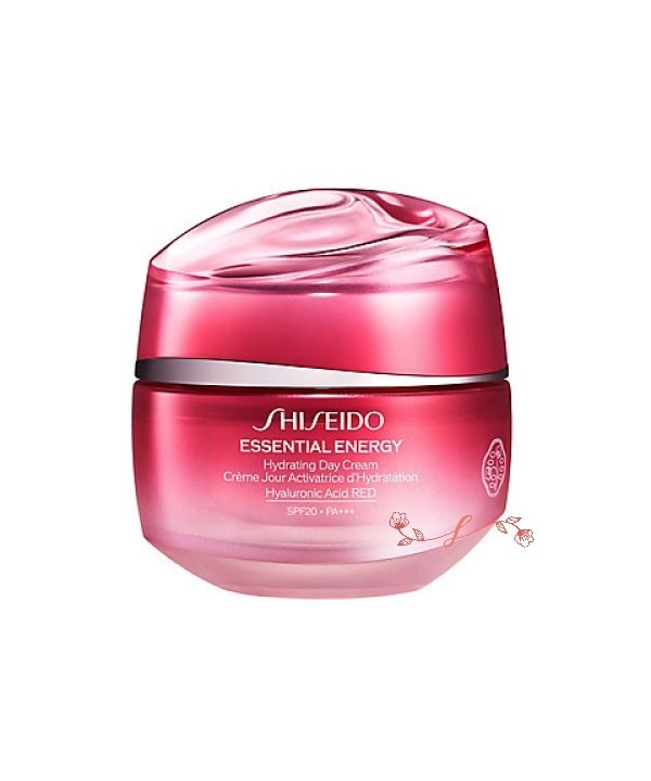 資　生　堂　エッセンシャルイネルジャ ハイドレーティング デークリーム 本体 50g／SPF20・PA+++／日中用クリーム 国内正規品 日中の乾燥から肌をしっかりガード 化粧下地 つや肌 うるおい