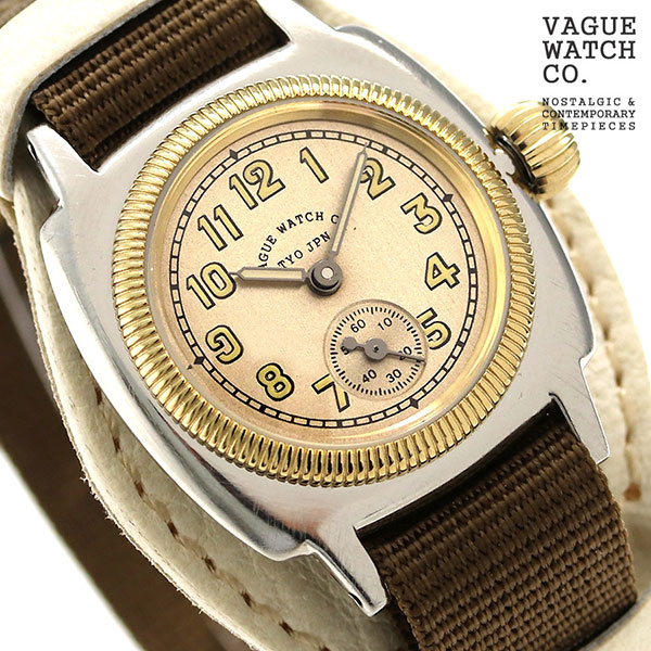 ヴァーグウォッチ クッサン アーリー 28mm レディース CO-S-007-08WT VAGUE