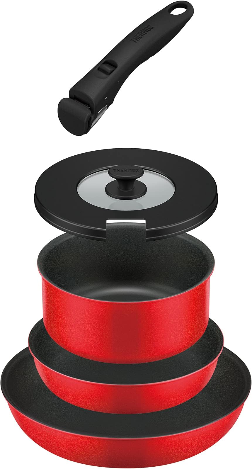 サーモス デュラブルシリーズ 取っ手のとれるフライ5点セットCA 火専用 ブライ