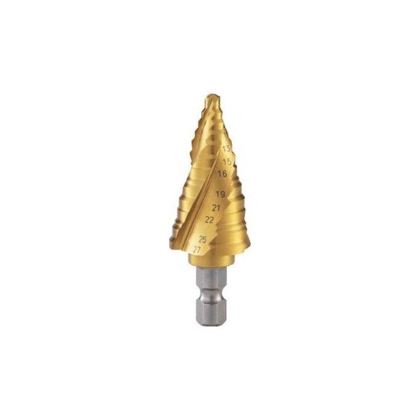 3SNMS27G ステップドリル 3枚刃チタンコーティング 5～27mm 段数12 メーカー直送