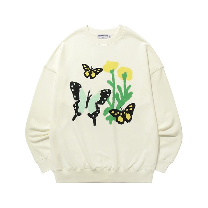 GARDEN SWEATSHIRTS IVORY 7,885円