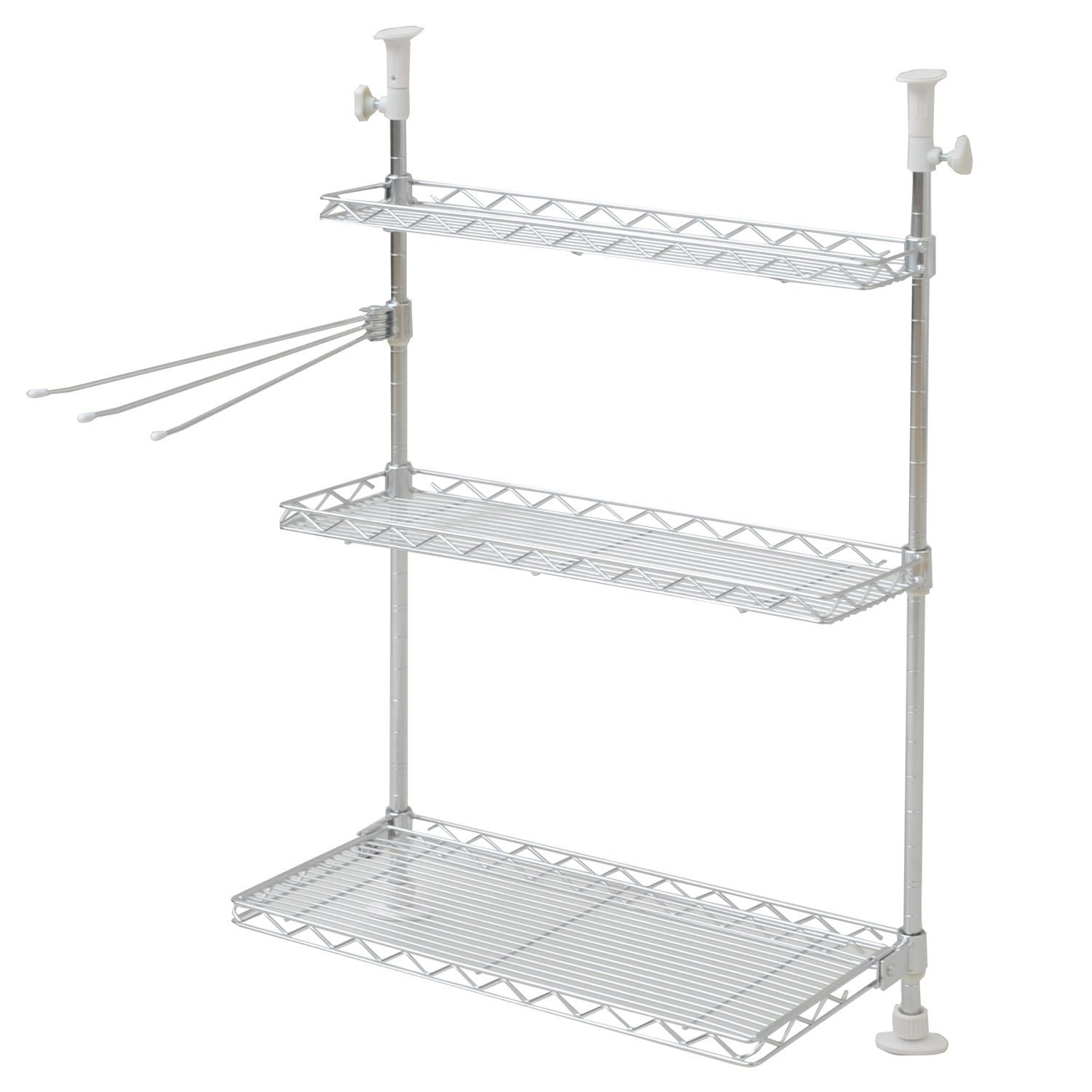 山善(YAMAZEN) シンク上突っ張りキッチンラック(幅45) クロムシルバーTKRO-453*