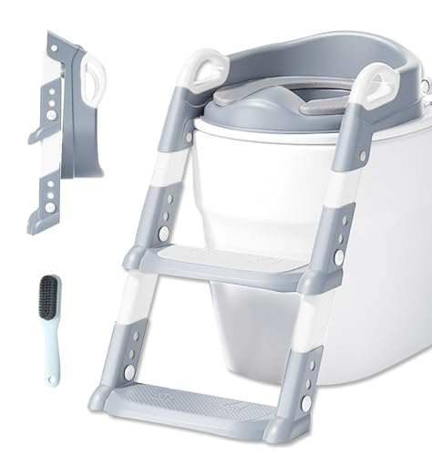 TANBIN 補助便座 トイレトレーニング【2024年の新モデル】子供おまる トイレ踏み台 折りたたみ式設計 ６段階高さ調整 滑り止めの底デザイン 2歳以上の子供に適用 自宅トイレとの適合率98%以上