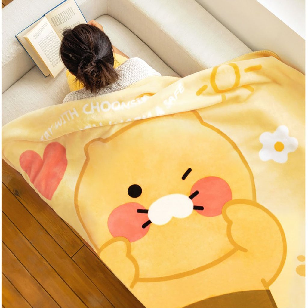 大判 毛布フリースブランケット 2種類 (150*120cm)年末ギフトふわとろ毛布 モコモコブランケット 韓国 正規ライセンス 人気キャラクター