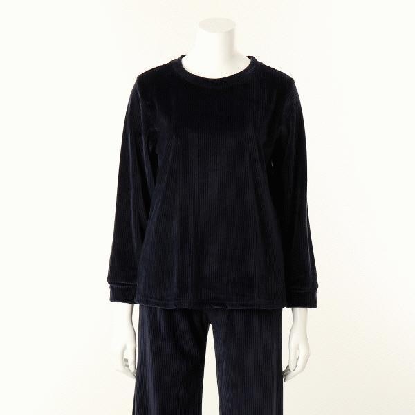 女性リブソリッドトップス 女性用室内着 VEV3975WSG