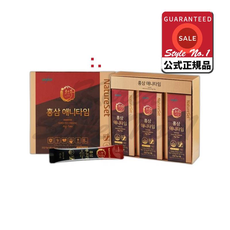 ネイチャーセット紅参アニメタイム15ml×30包1セット450ml