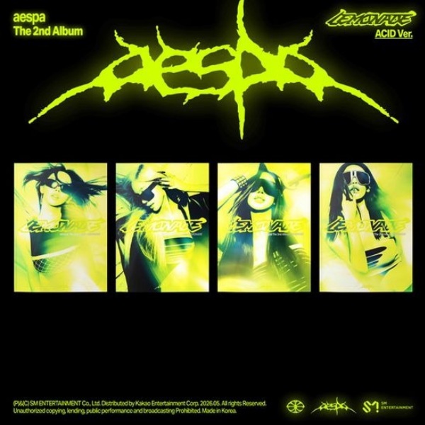 [4種セット] AESPA 正規2集 CDアルバム LEMONADE [ACID VER]