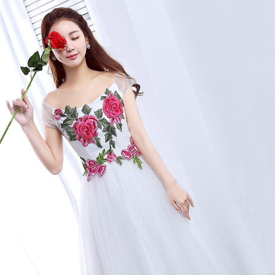 ロングドレス ウエディングドレス 安い マタニティドレス 結婚式 エンパイア お呼ばれ 二次会 ブラ