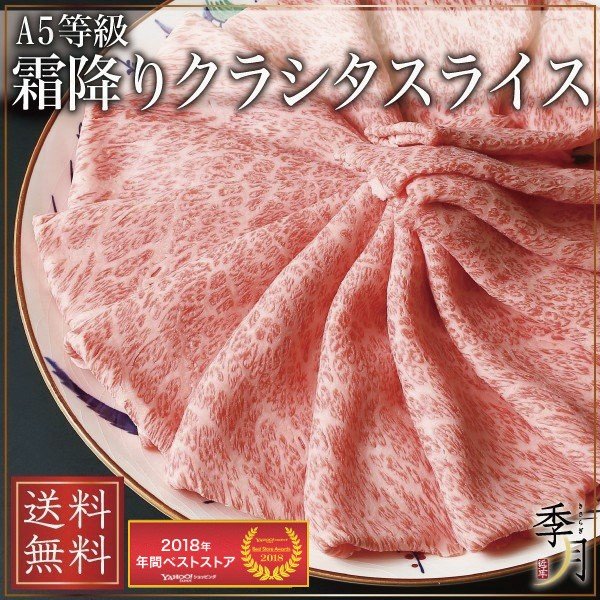 お歳暮 2023 早割 和牛 牛肉 肉 すき焼き A5等級 黒毛和牛 霜降り肩ローススライス クラシタ シート巻き 500g しゃぶしゃぶ