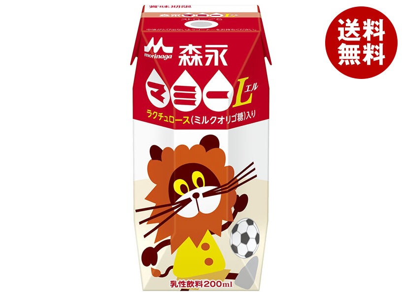 森永乳業 森永マミーL(プリズマ容器) 200ml紙パック＊24本入＊(2ケース)