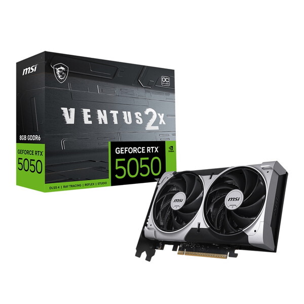 GeForce RTX 5050 8G VENTUS 2X OC ブラック GeForce RTX 5050 8G VENTUS 2X OC グラフィックボード