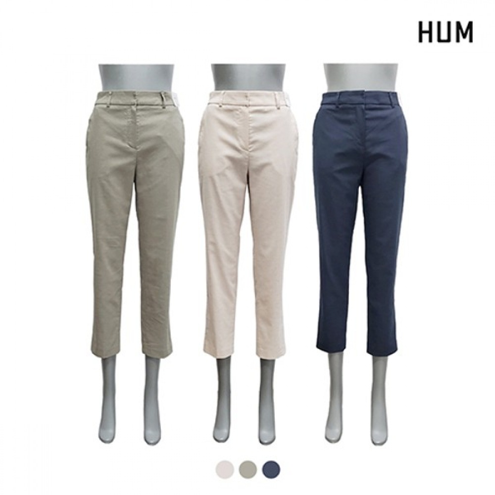 (HUM) 女性用スパンバンディングテーパードフィットパンツセットアップ (FHPECPE501M)