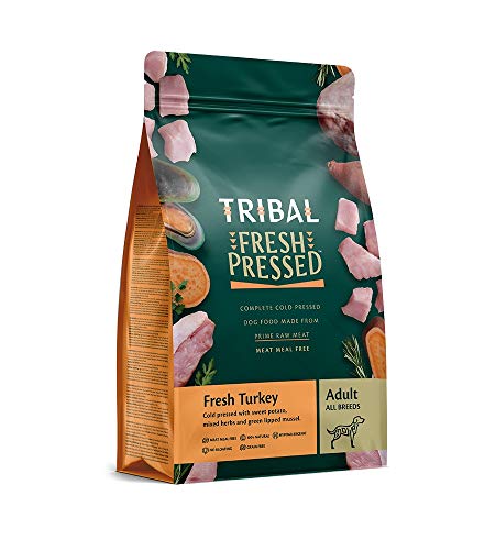 トライバル フレッシュターキー 2.5kg ターキー コールドプレス ノンオイルコーティング 穀物不使用 グレインフリー 成犬 ドッグフード ドックフード TRIBAL
