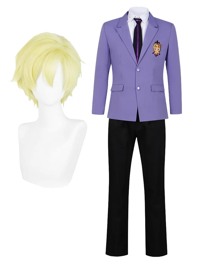 コスプレ衣藤岡ハルヒ須王環桜蘭高校ホスト部制服ウィッグ　イベントパーティー変演出服クリスマスパーティー