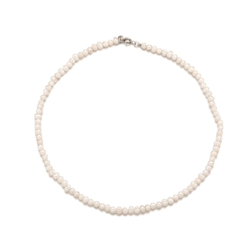 LLOYD製作10日ナチュラル淡水真珠ビーズネックレスLLNR22301OWW 12,600円