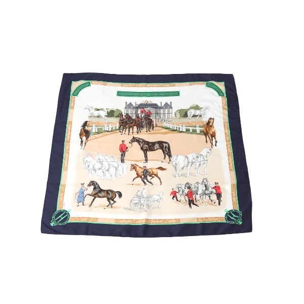 カレ90 LES HARAS NATIONAUX ネイビー