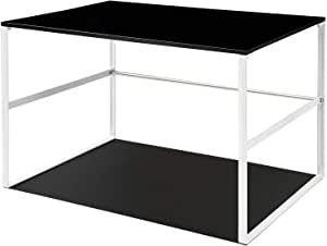 リヒトラブ パソコン台 モニター台 机下台 黒 幅52奥行35高さ31.7cm 耐荷重15kg A7360-24 5,839円