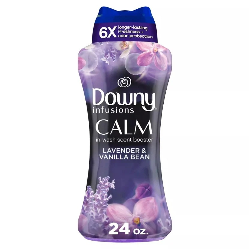 ダウニー インフュージョン カーム ラベンダー & Vanilla Bean Scent In-Wash Booster Beads 24oz