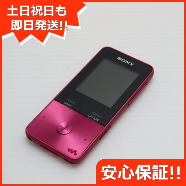 超美品 NW-S315 ビビッドピンク SONY 109