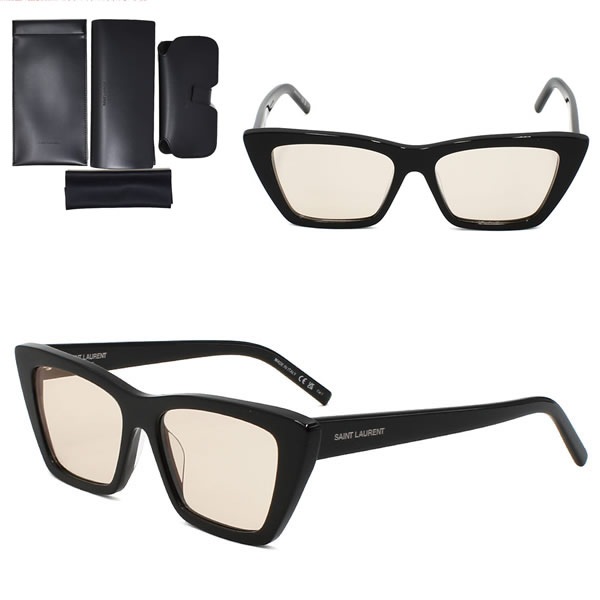 サングラス SL 276 MICA-038 サングラス ブラック イエロー グローバルフィット メンズ レディース ユニセックス SL276MICA-038