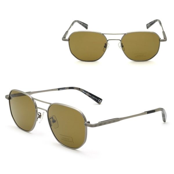 ゼニア サングラス ZEGNA EZ0093-D/S 08J 54 Ermenegildo Zegna サングラス ノーズパッド UVカット ガンメタル ブラウン