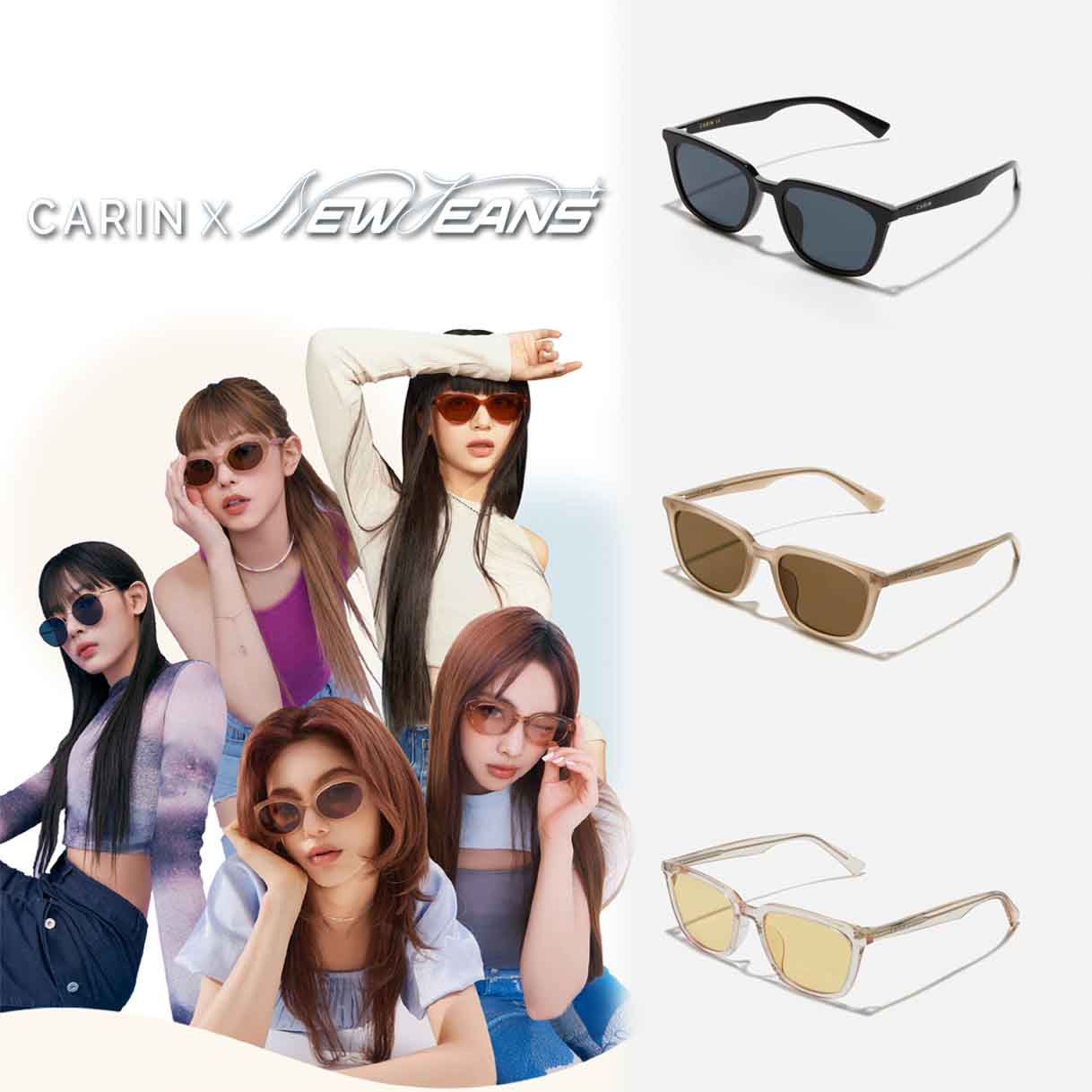 [企画限定] [NEWJEANS 着用] 23 S/S CARIN KRISTEN S Sunglasses カリンクリスティンSサングラス 韓国免税店人気