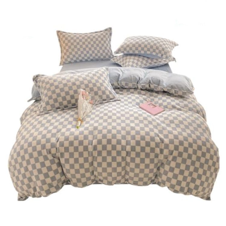 韓国ファッション 厚手 ぬいぐるみ キルトカバー シーツ 枕カバー セット 暖かい 肌にやさしい