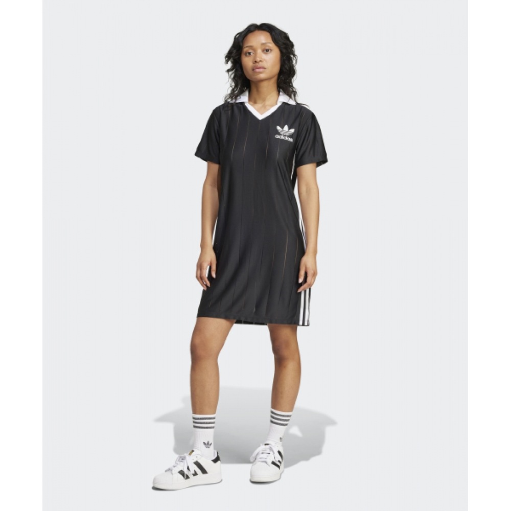アディダス 3S ピンストライプドレス-ブラック/IX5510