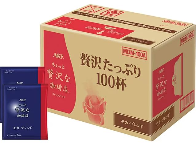 AGF ちょっと贅沢な珈琲店 ドリップパック 100袋【モカ・ブレンド】【たっぷり大容量100袋】MDM-100A