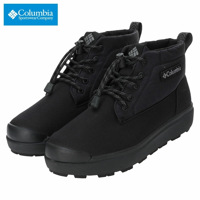 コロンビア 防水ブーツ COLUMBIA チャッカブーツ メンズ アウトドア ブランド 大きいサイズ おしゃれ ウォータープルーフ オムニヒート 黒