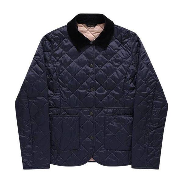 デブロンキルティングジャケットネイビーLQU1012 NY71 155571920